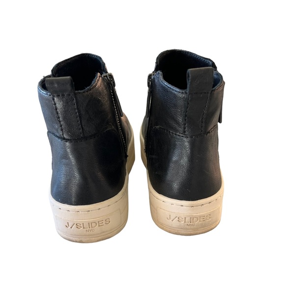 J. Slides Hisle Leather Platform Sneaker - Picture 5 of 11